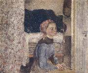 Camille Pissarro Young Farmgirl oil